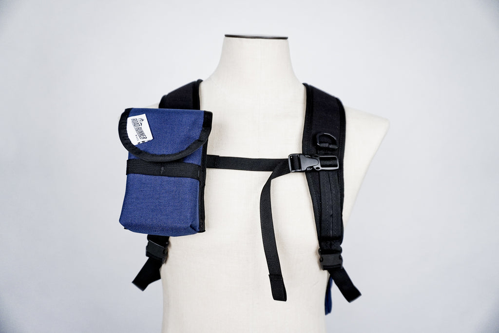 Cell Pouch for Backpacks and Baskets in Navy Cordura