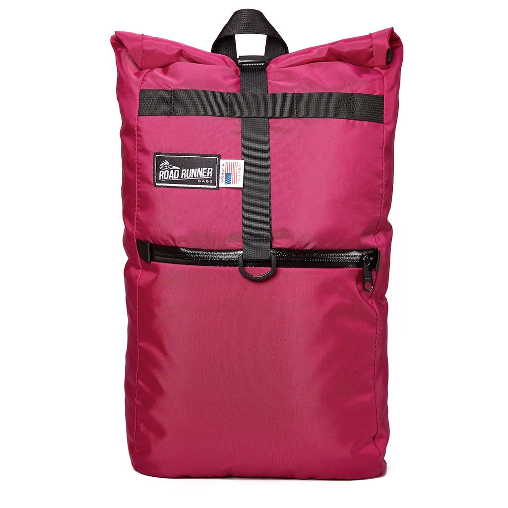 Evil Mini Weatherproof and Packable Backpack in Magenta Nylon