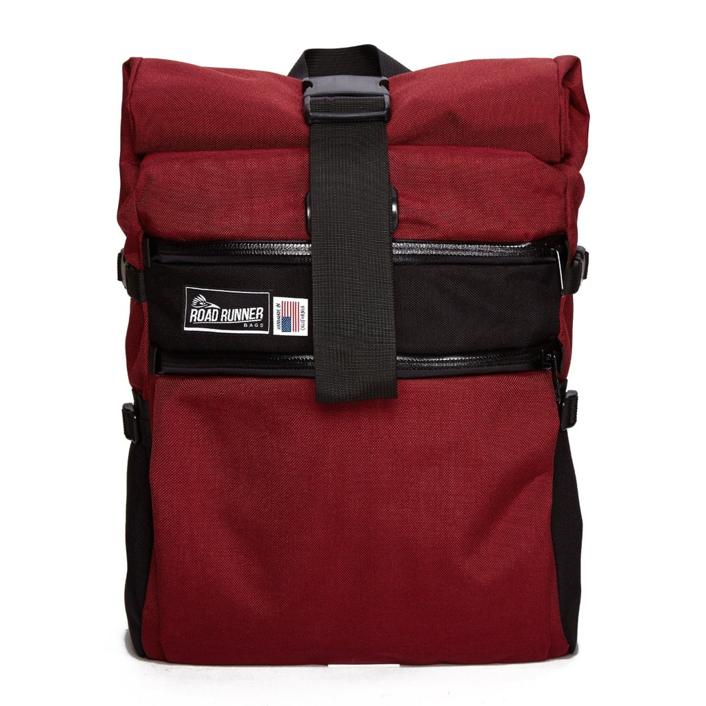 Large Roll Top Backpack - Bicycle Bag by Road Runner Bags