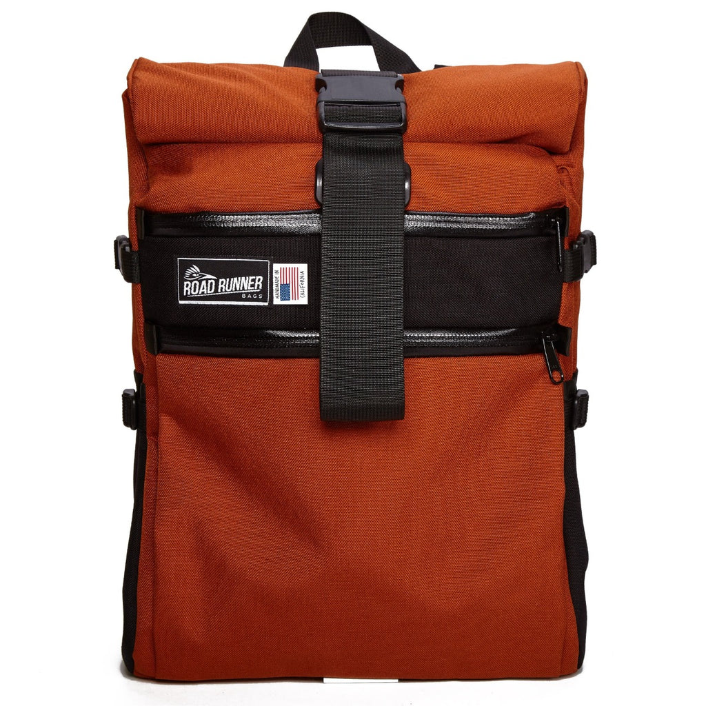 Large Roll Top Backpack - Bicycle Bag by Road Runner Bags